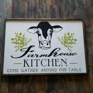 Farmhouse kitchen sign